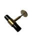 Zwarte Messing Knop
