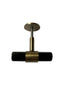 Zwarte Messing Knop