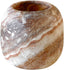 Waxinelichthouder Alabaster Large Brown